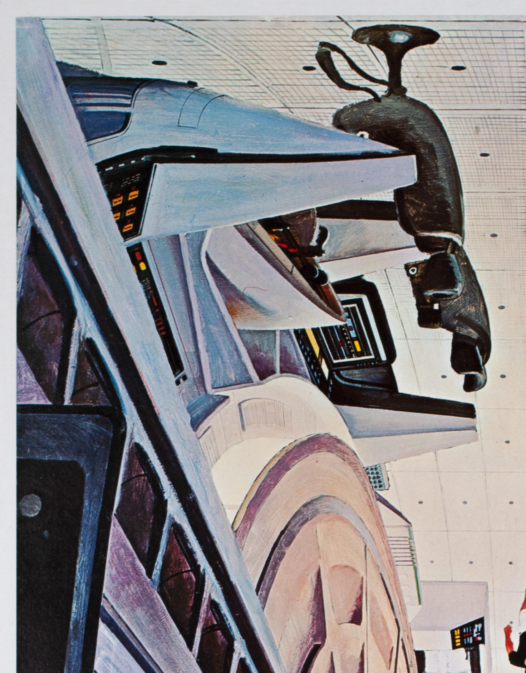American 2001 A Space Odyssey 1968 Personality Poster, Bob McCall For Sale