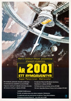 2001: Odissea nello spazio – Locandina del film svedese del 1968, Bob McCall