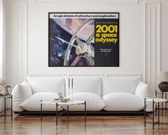 2001 A Space Odyssey 1968 UK Quad Style A Film Poster, Bob McCall