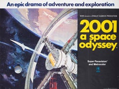 2001 A Space Odyssey 1968 UK Quad Style A Film Poster, Bob McCall
