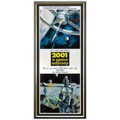 Vintage "2001 a Space Odyssey" 25th Anniversary Movie Poster, circa 1993