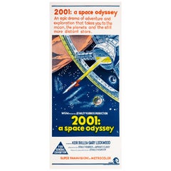 '2001: A Space Odyssey' Original Vintage Australian Daybill Movie Poster, 1968