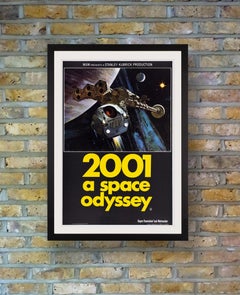 2001: Una Odisea en el Espacio" - Póster original de época, Gran Bretaña, 1968