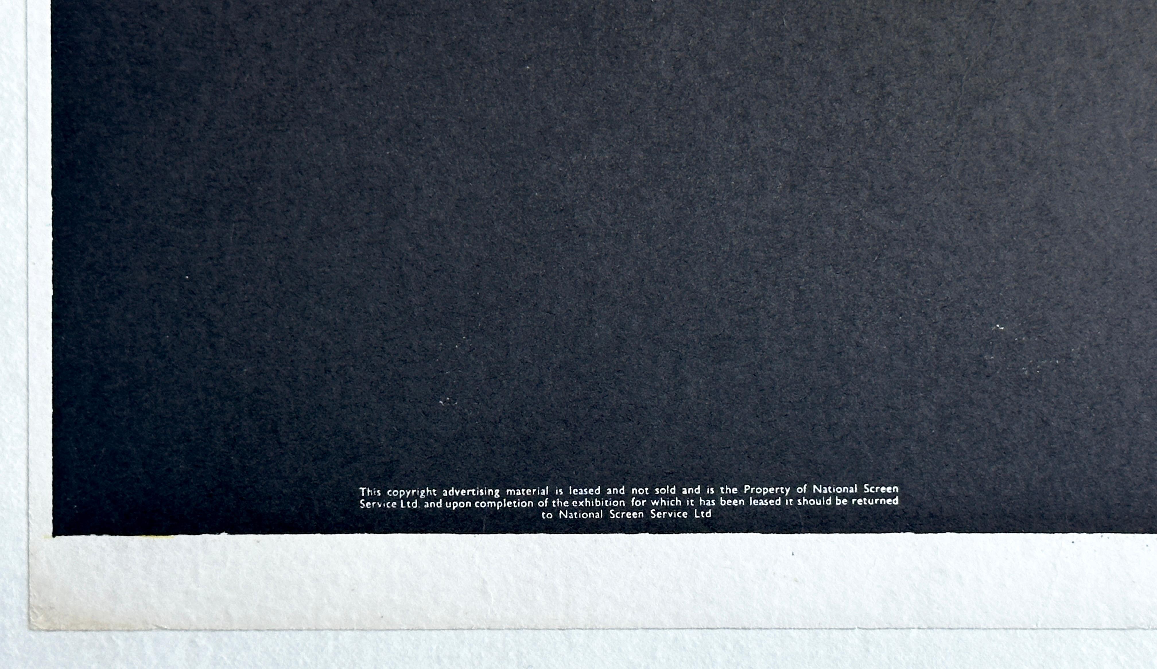 Carta Poster cinematografico originale di '2001: A Space Odyssey', Regno Unito, 1968 in vendita