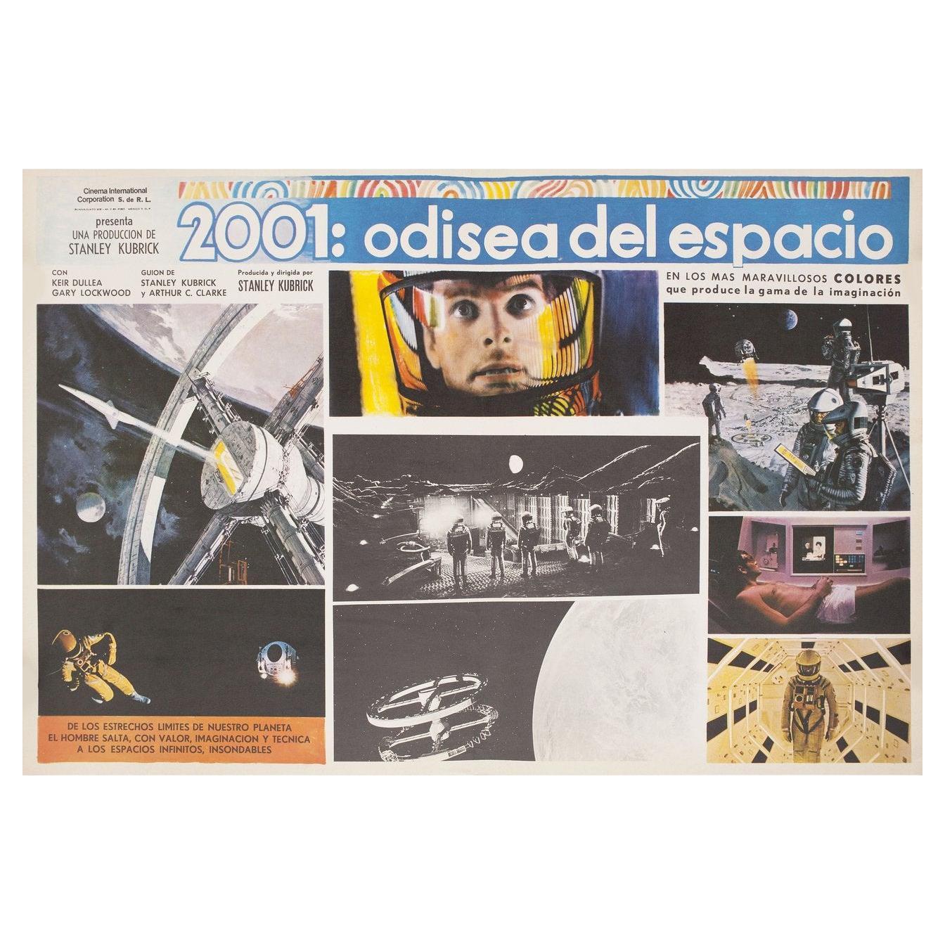 2001 : A Space Odyssey, carte de scène mexicaine des années 1970