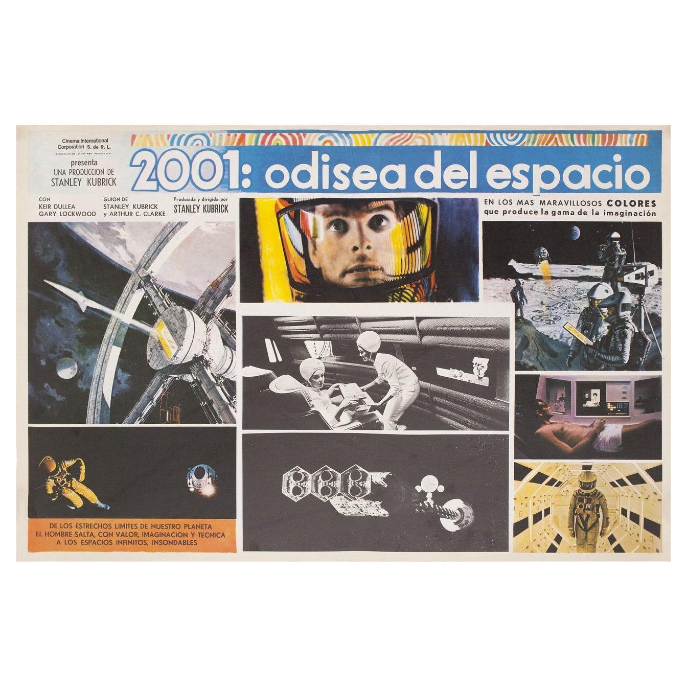 2001 : A Space Odyssey Carte de scène mexicaine des années 1970