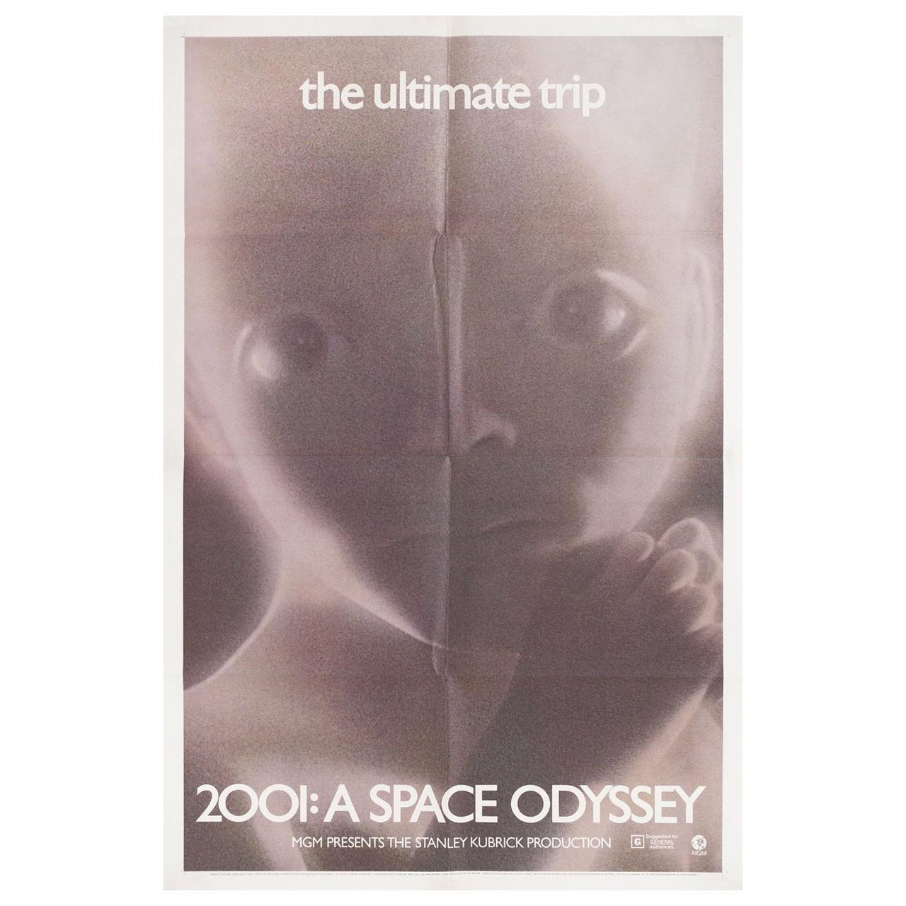 "2001: A Space Odyssey" R1974 U.S. One Sheet Film Poster