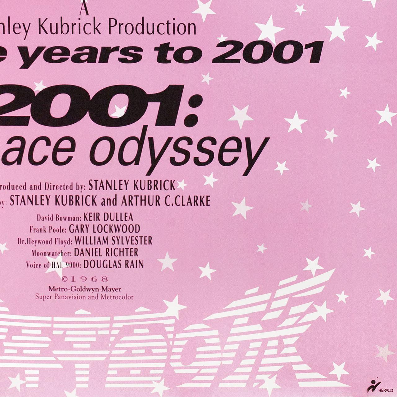 Late 20th Century 2001 A Space Odyssey R1995 Japanese B1 Film Poster