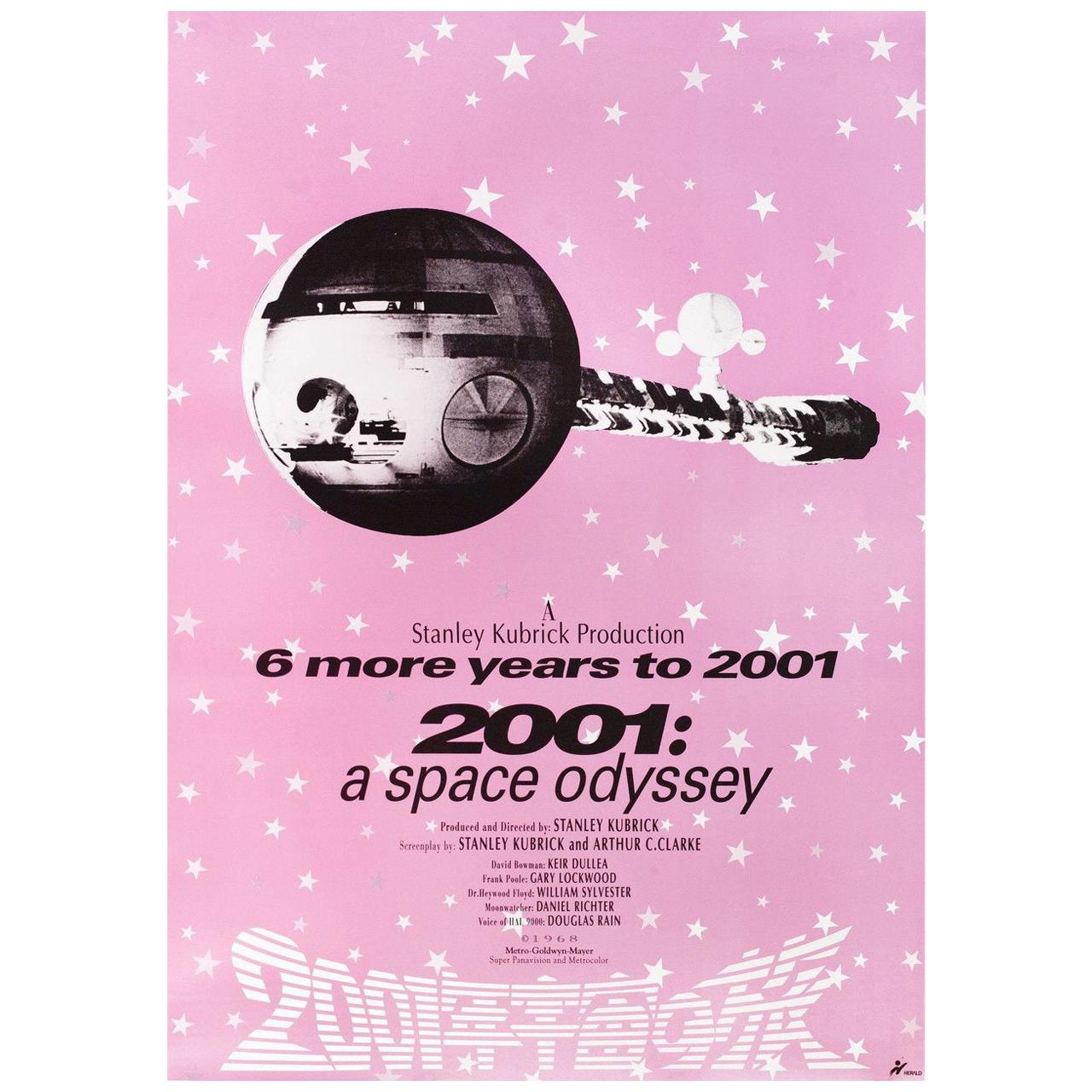 2001 A Space Odyssey R1995 Japanese B1 Film Poster