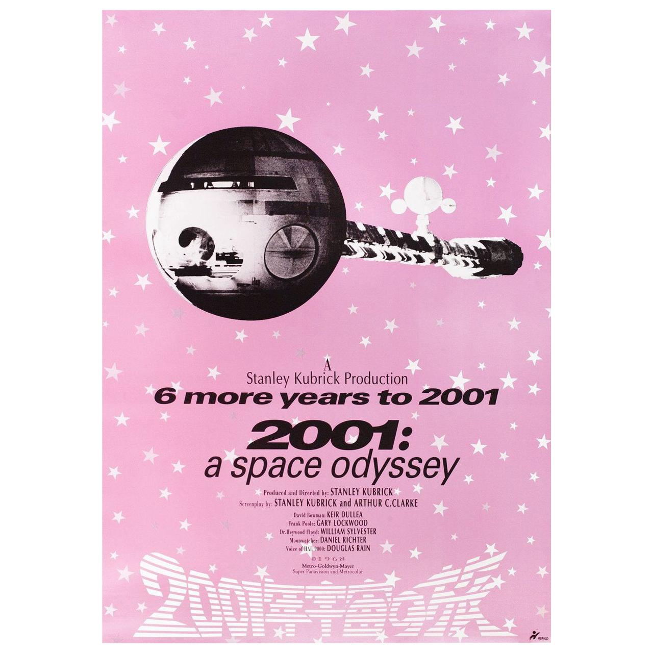 "2001: A Space Odyssey" R1995 Japanese B1 Film Poster