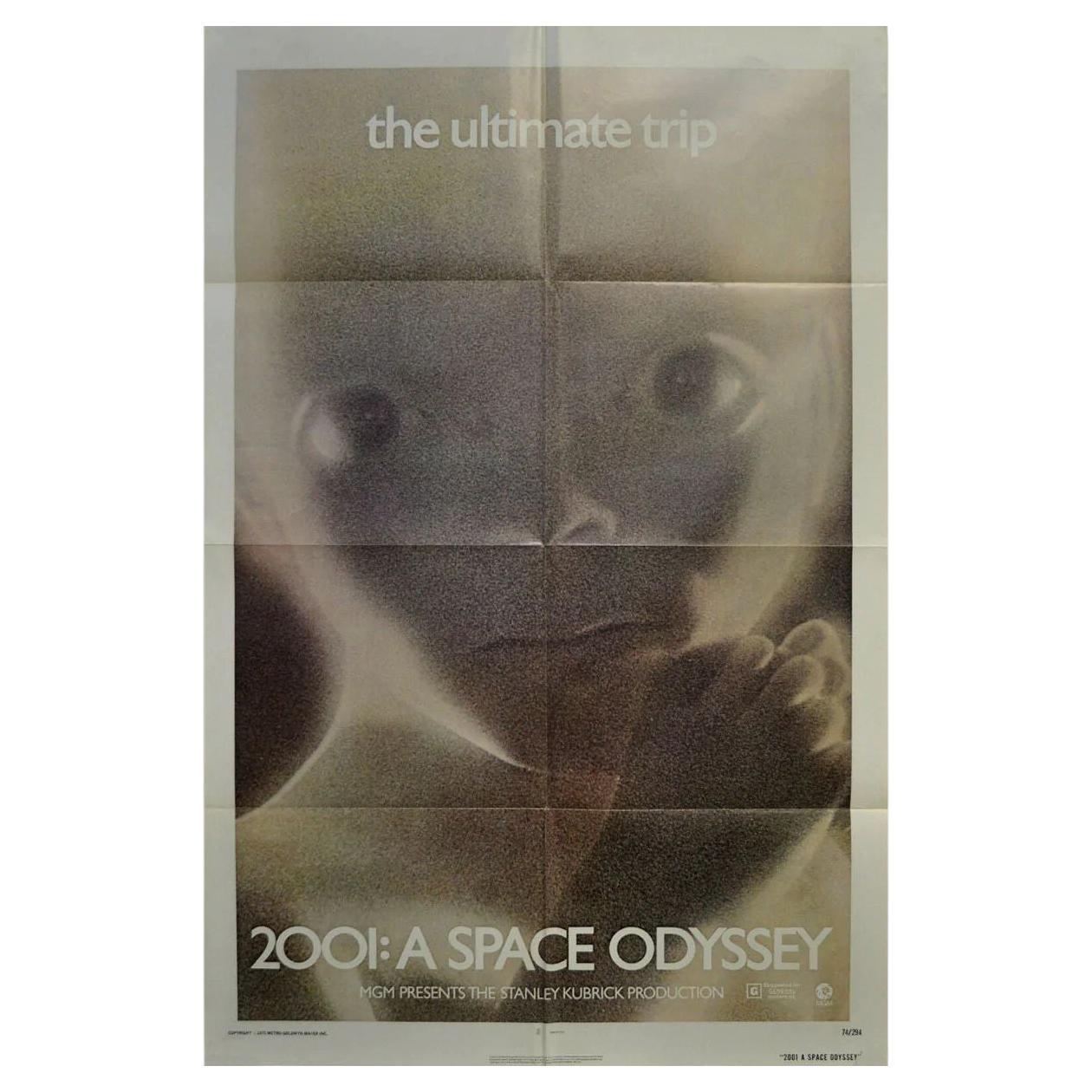 2001: A Space Odyssey, Unframed Poster, 1974r For Sale