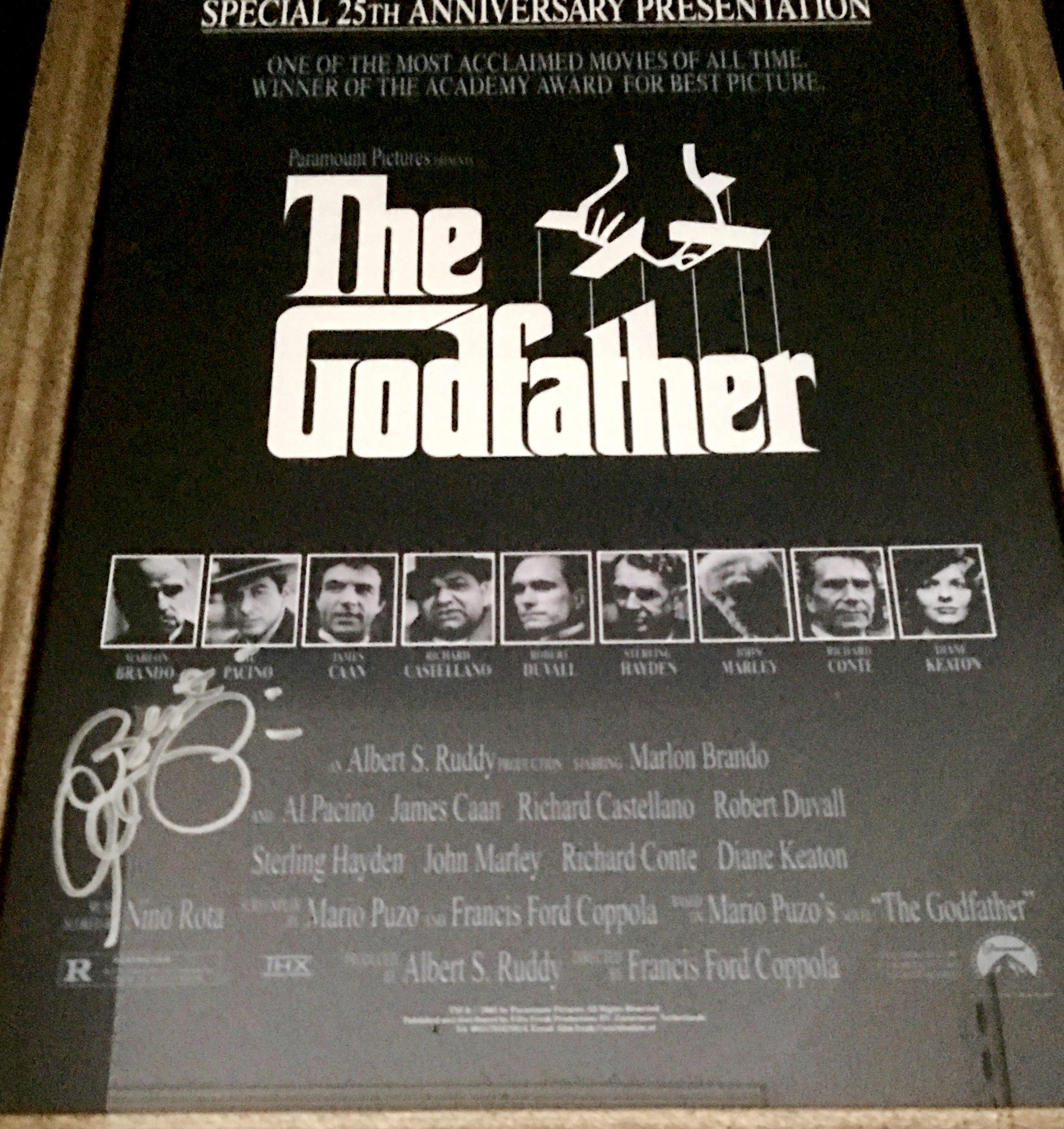 godfather 25th anniversary poster