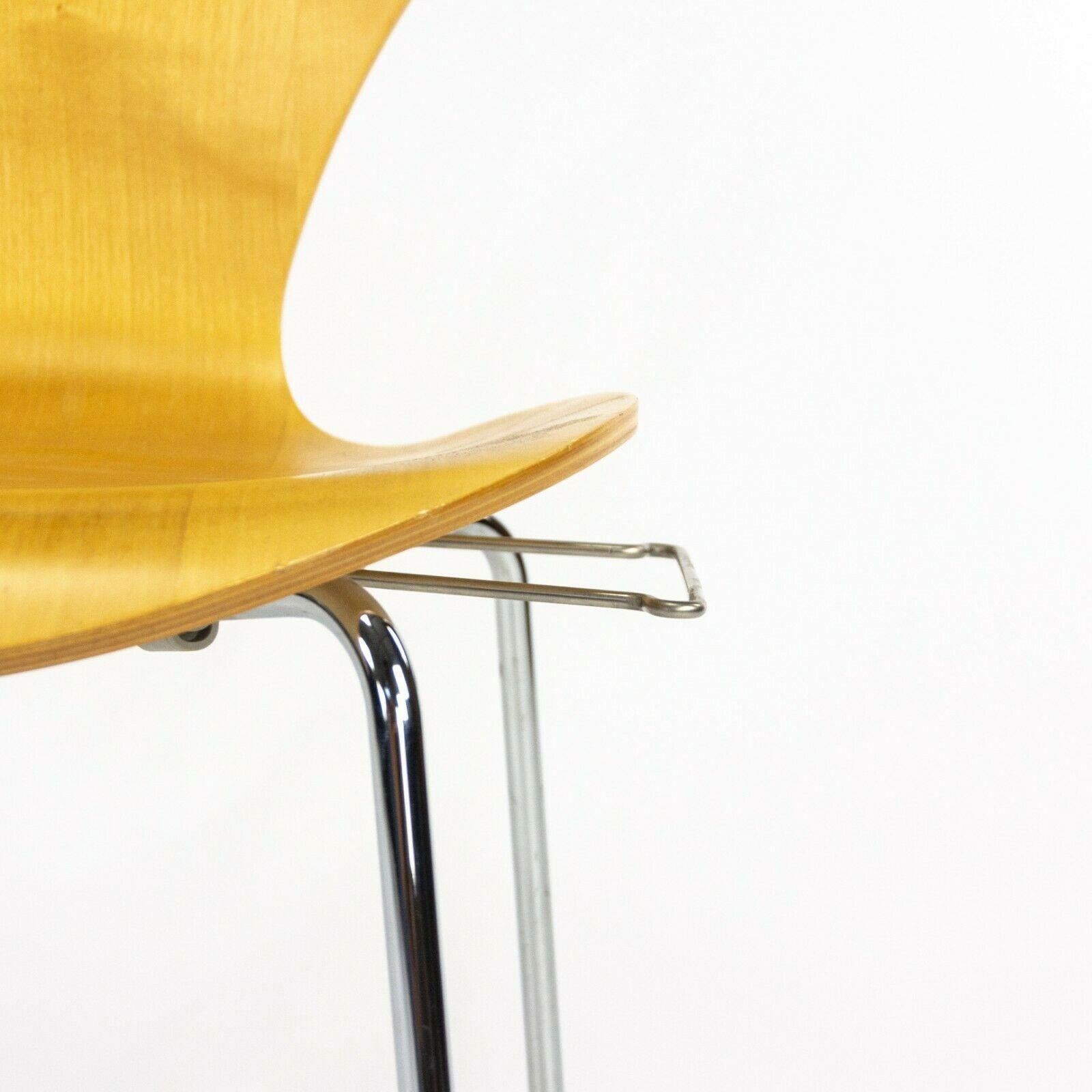 2001 Arne Jacobsen for Fritz Hansen Knoll Series 7 Stacking & Interlocking Chair For Sale 5