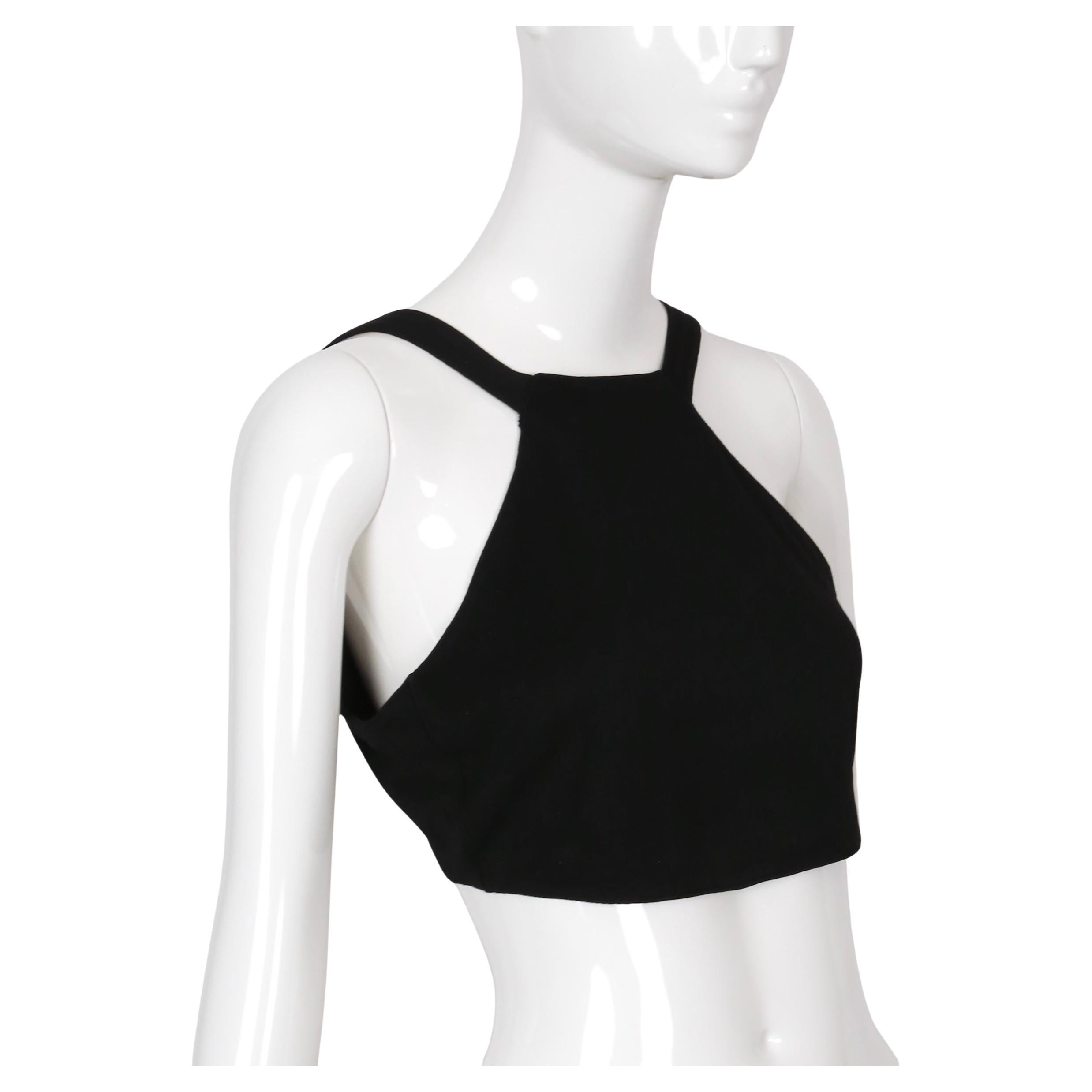2001 AZZEDINE ALAIA COUTURE schwarz RUNWAY Oberteil im Zustand „Gut“ im Angebot in San Fransisco, CA