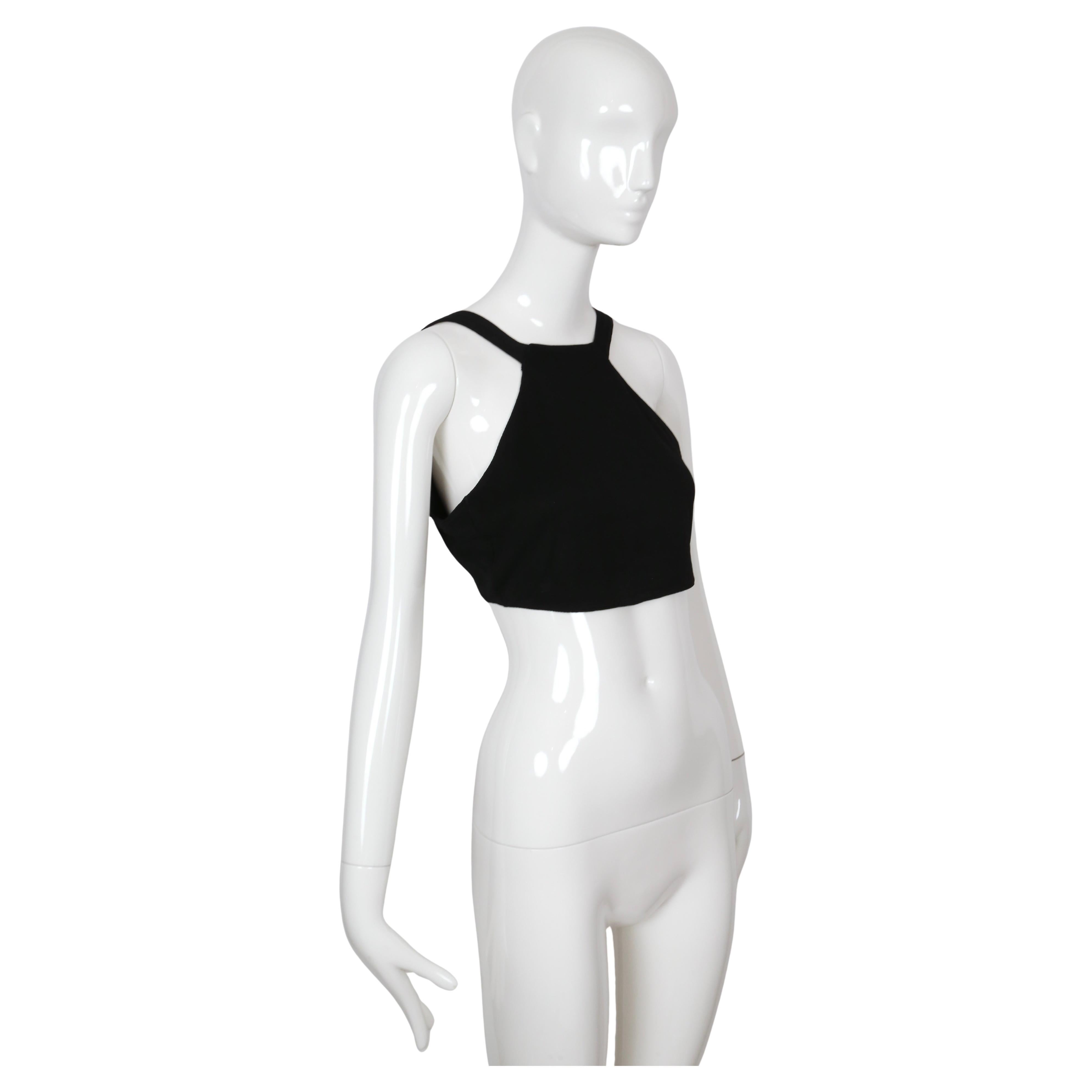 2001 AZZEDINE ALAIA COUTURE schwarz RUNWAY Oberteil für Damen oder Herren im Angebot