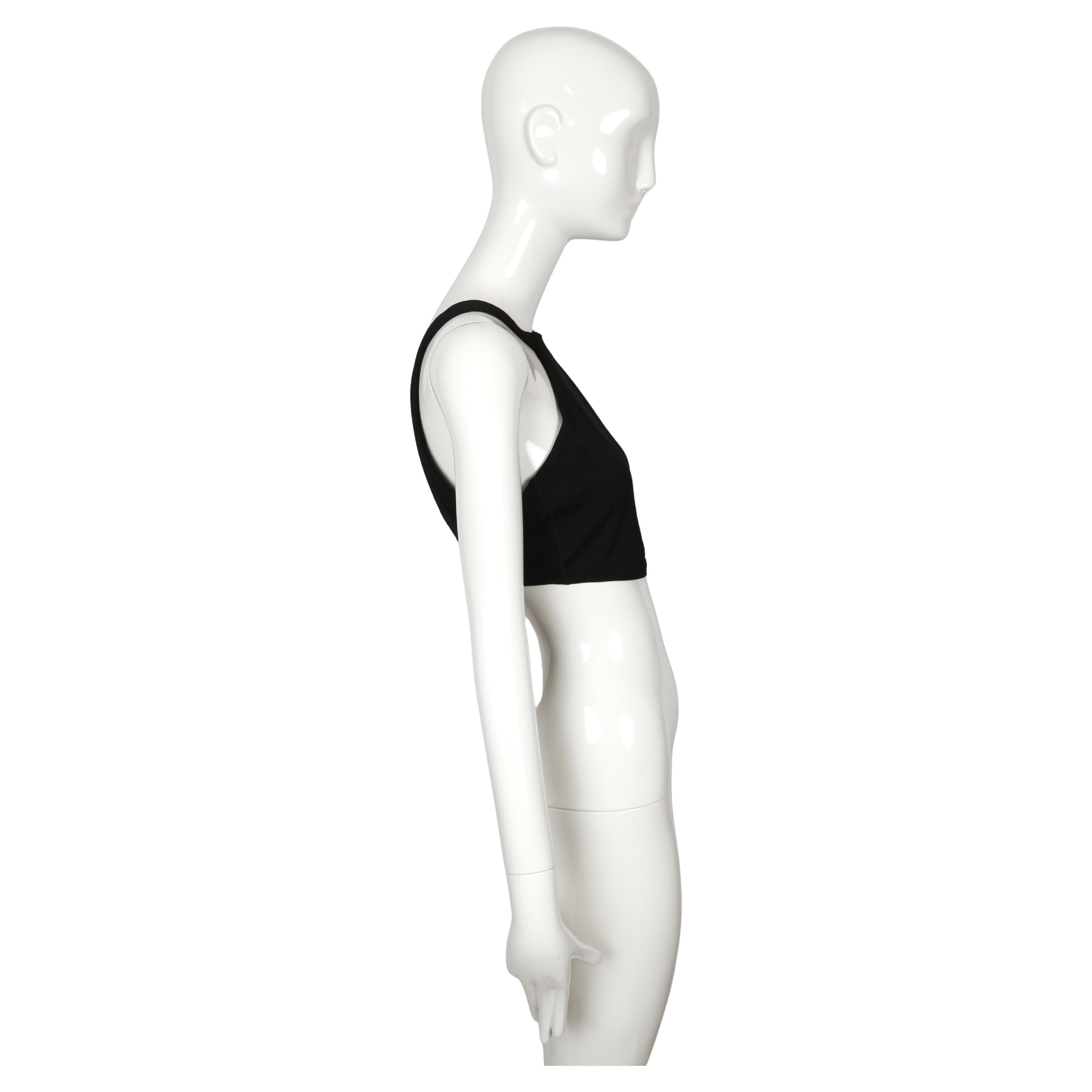 2001 AZZEDINE ALAIA COUTURE schwarz RUNWAY Oberteil im Angebot 1