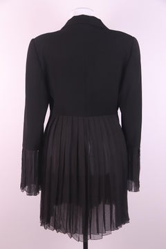 2001 Chanel 01P jacket top wool silk