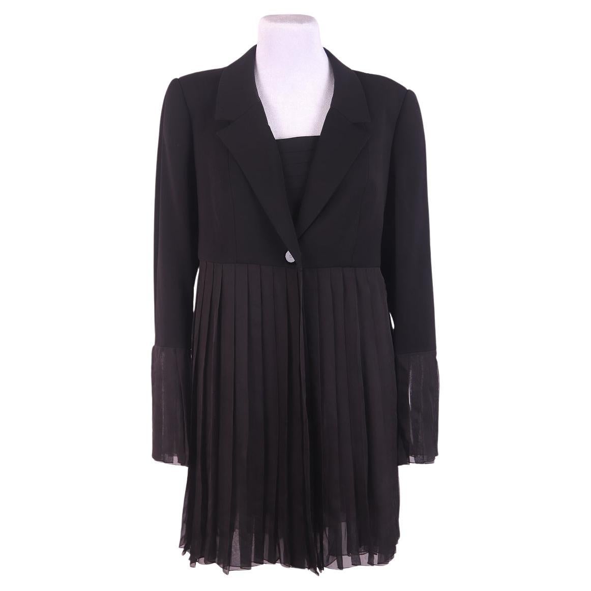 2001 Chanel 01P veste top laine soie en vente