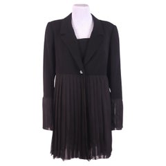 2001 Chanel 01P jacket top wool silk