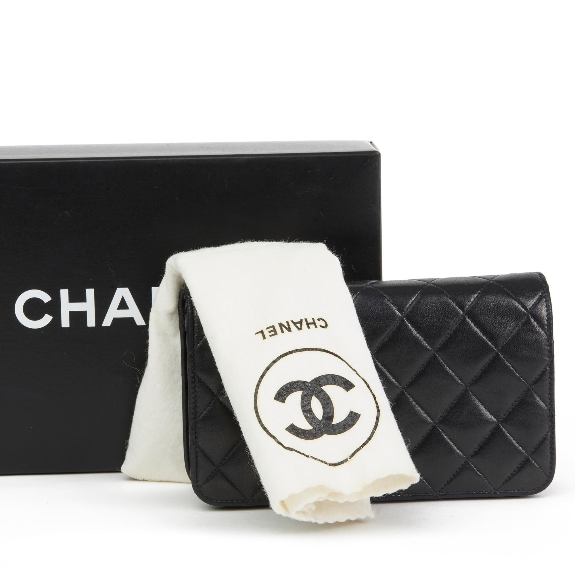 2001 Chanel Black Quilted Lambskin Mini Flap Bag 7