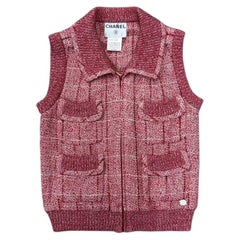 2001 Chanel & Karl Lagerfeld 01P Primavera/Estate RTW 2001 Gilet con paillettes