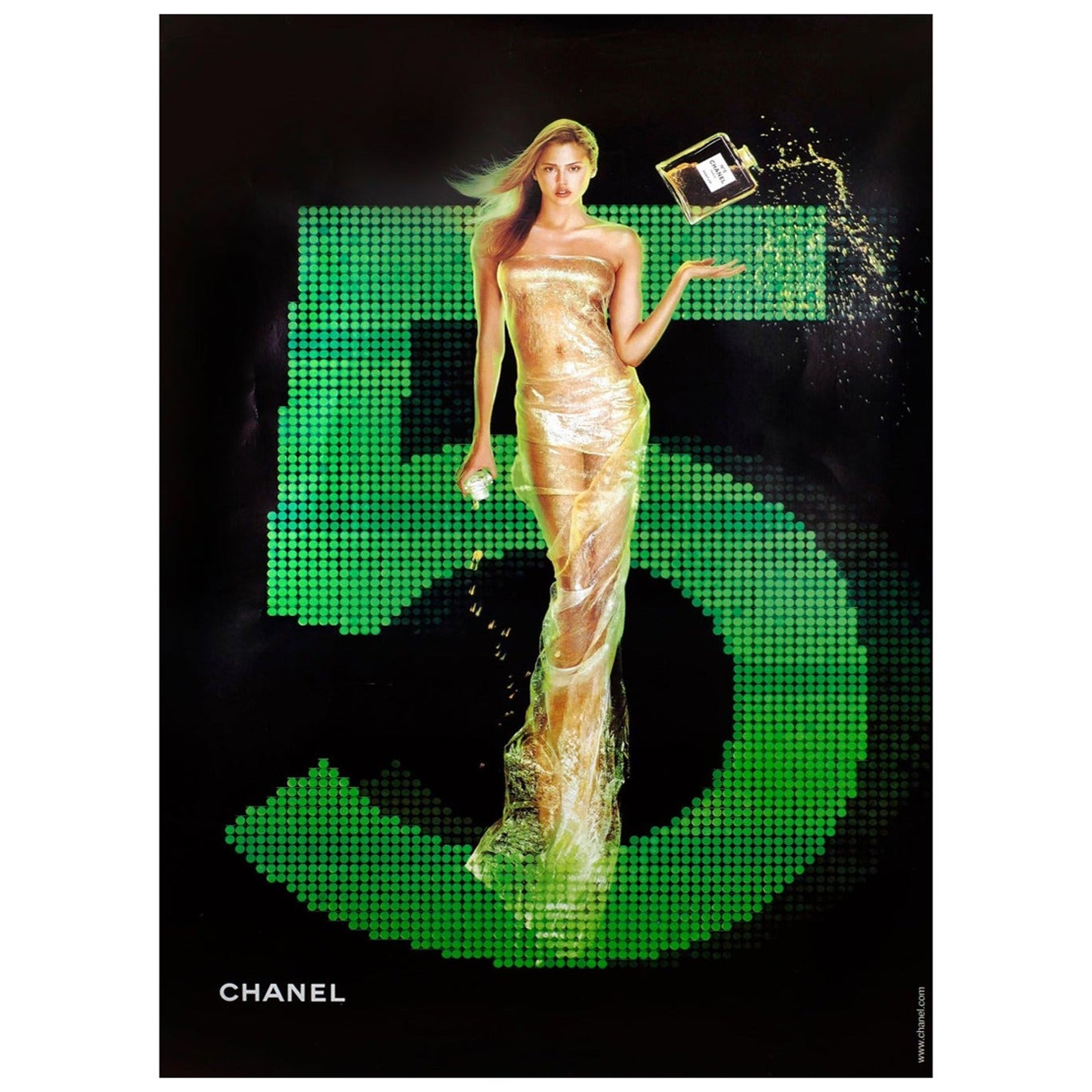 2001 Chanel No.5 - Greene & Greene Poster originale d'epoca