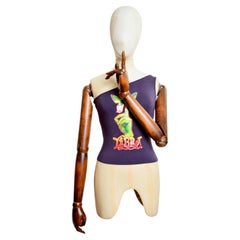 2001 Chloé by Stella McCartney Zodiac Sign Libra Baby Tee One Shoulder Tank Top