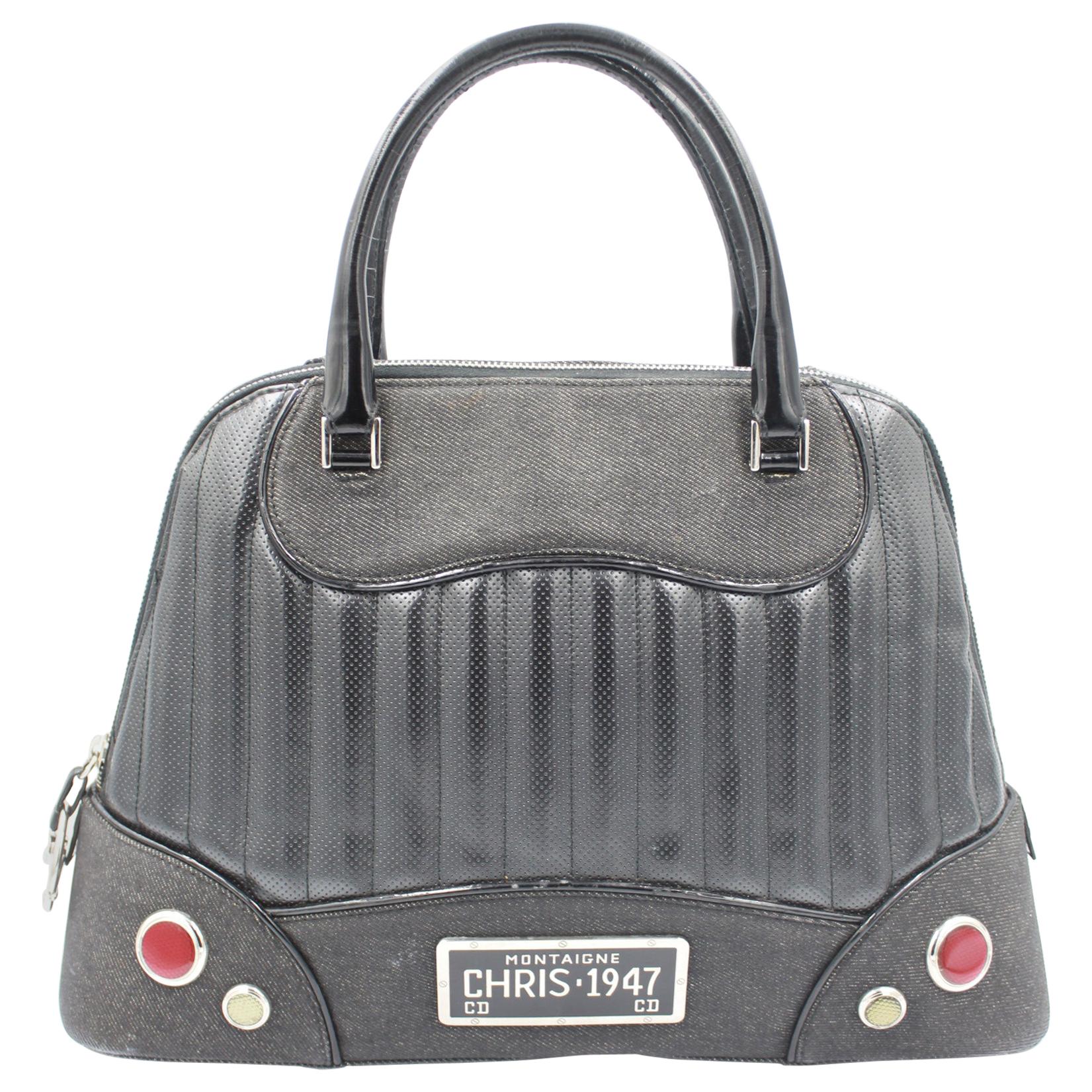 2001 Christian Dior Cadillac Top Handle Bag by John Galliano 