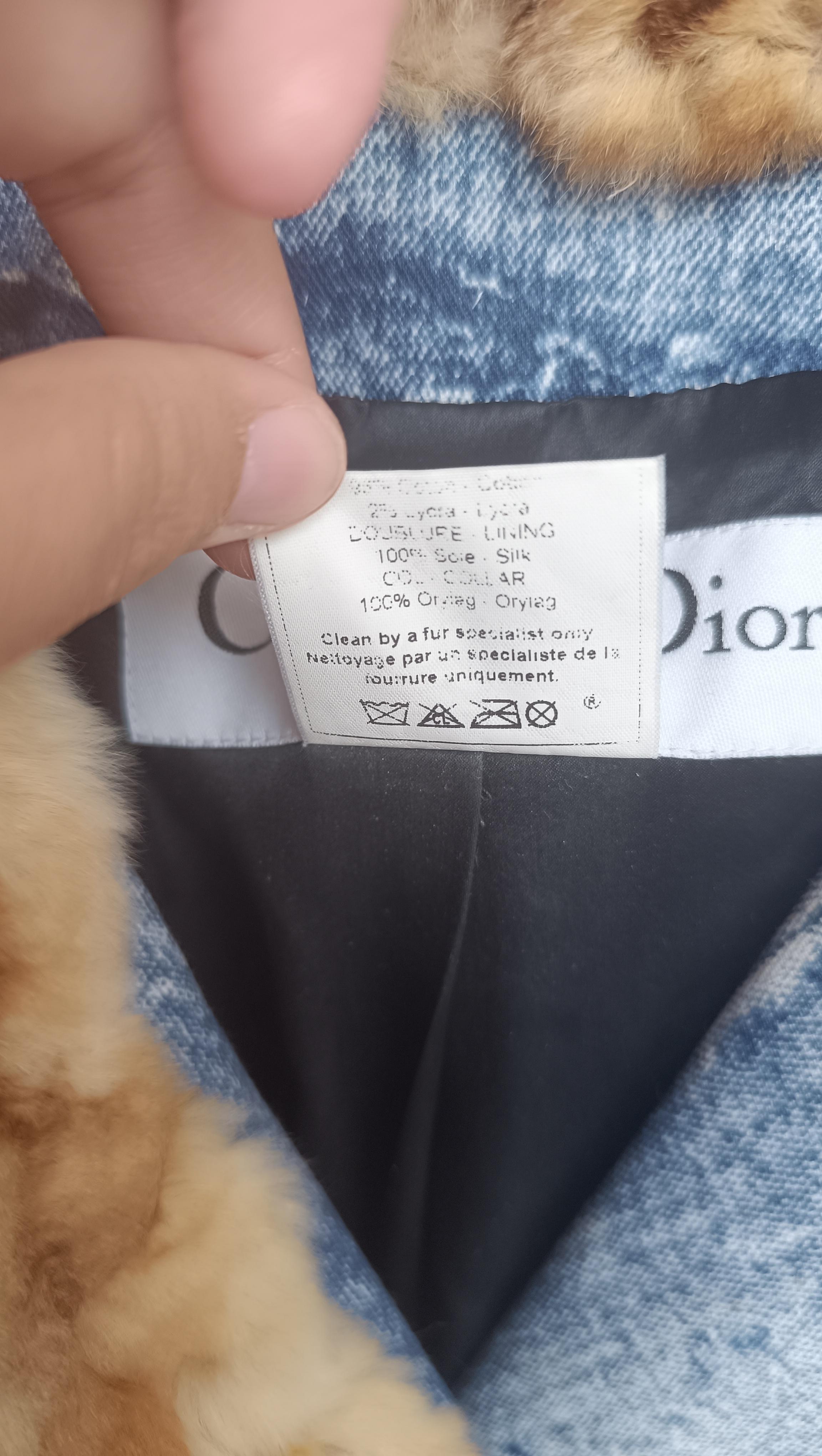 2001 Christian Dior & Galliano Giacca Colori multipli in vendita 7