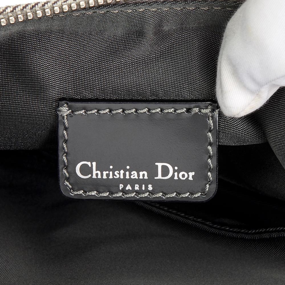 2001 Christian Dior Grey Denim Saddle Pouch 4