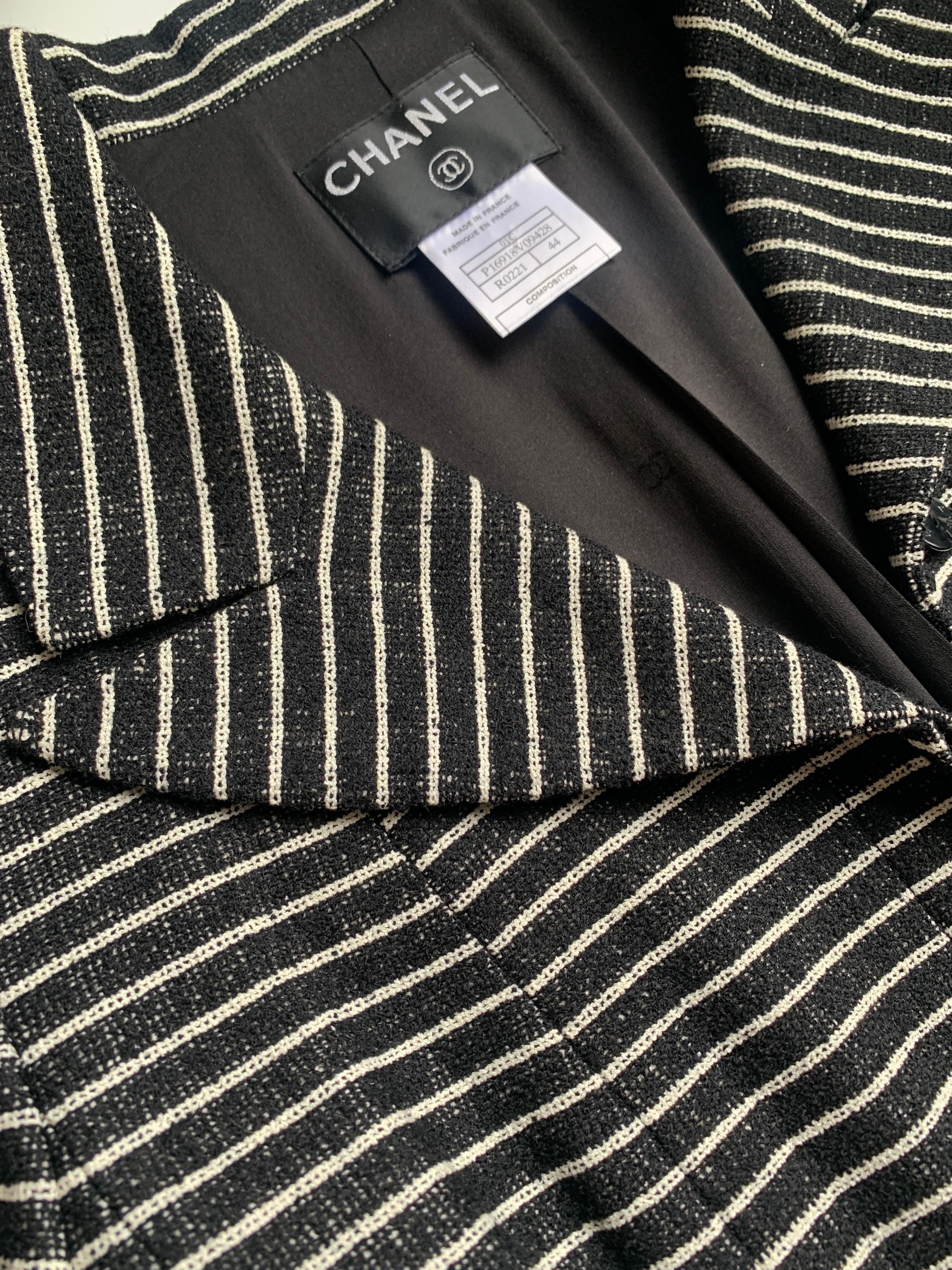 2001 Croisière Chanel & Karl Lagerfeld 2005 manteau à simple boutonnage en vente 6
