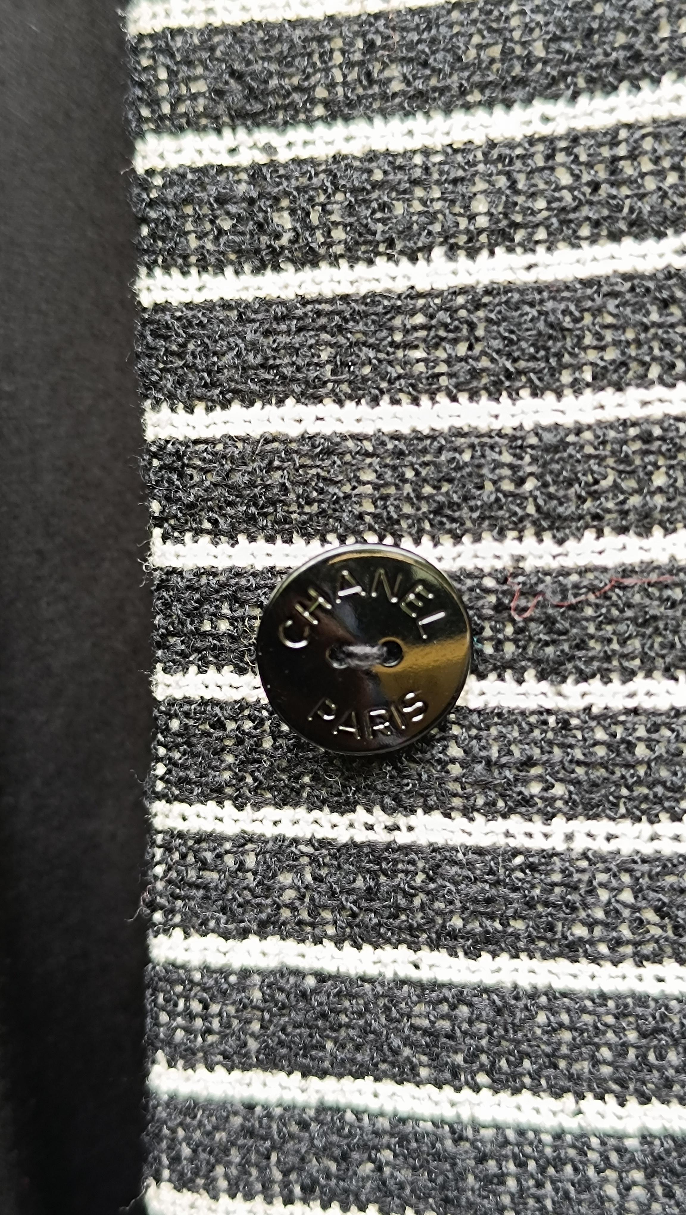 2001 Croisière Chanel & Karl Lagerfeld 2005 manteau à simple boutonnage en vente 10