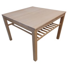 2001 Danish Handcrafted Coffee Table in Beech by Haslev Customizable Refinish