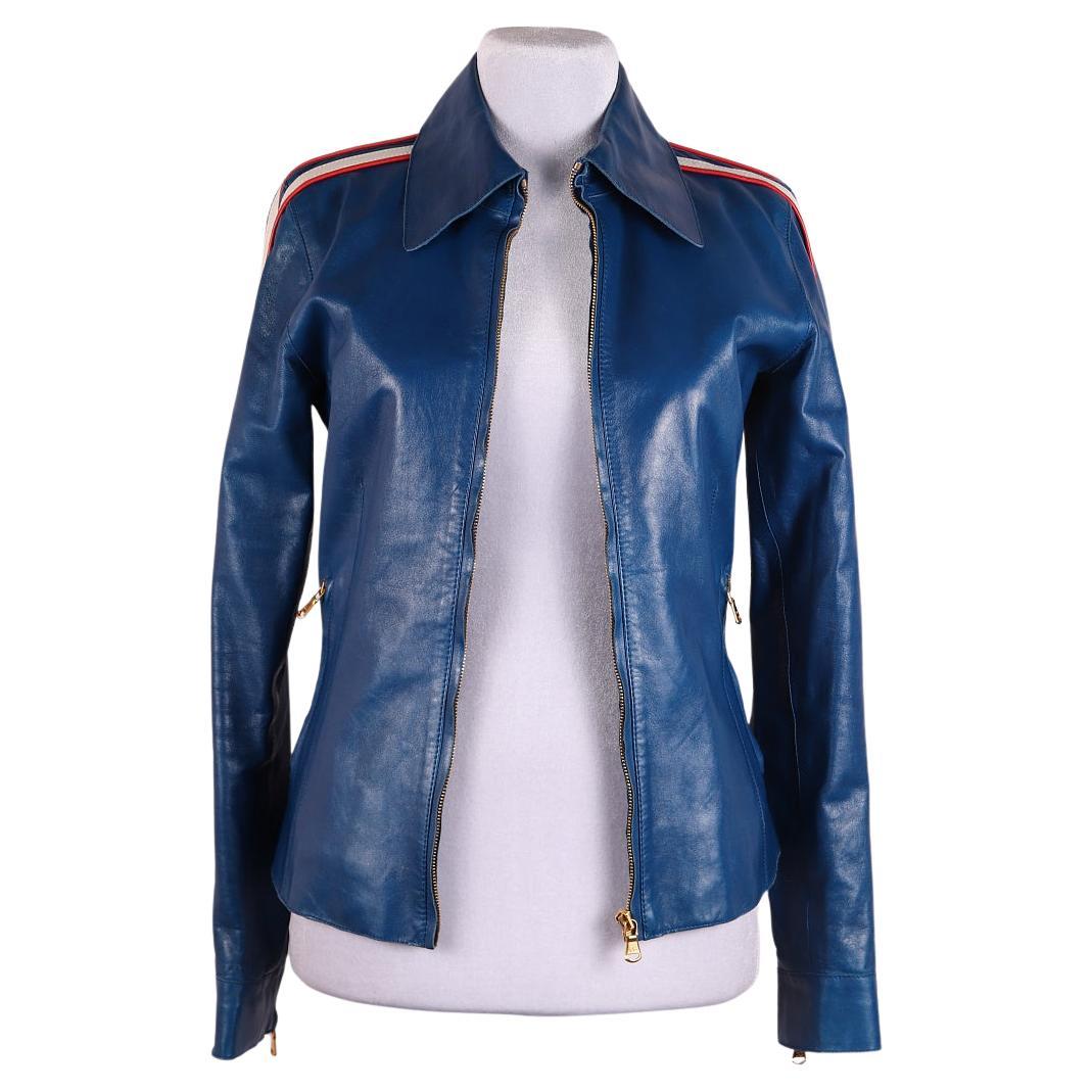 2001 Dolce 
Gabbana Giacca in pelle, Primavera/Estate 2001 Logo "21