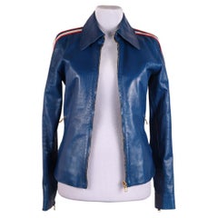 2001 Dolce
Gabbana Giacca in pelle, Primavera/Estate 2001 Logo "21