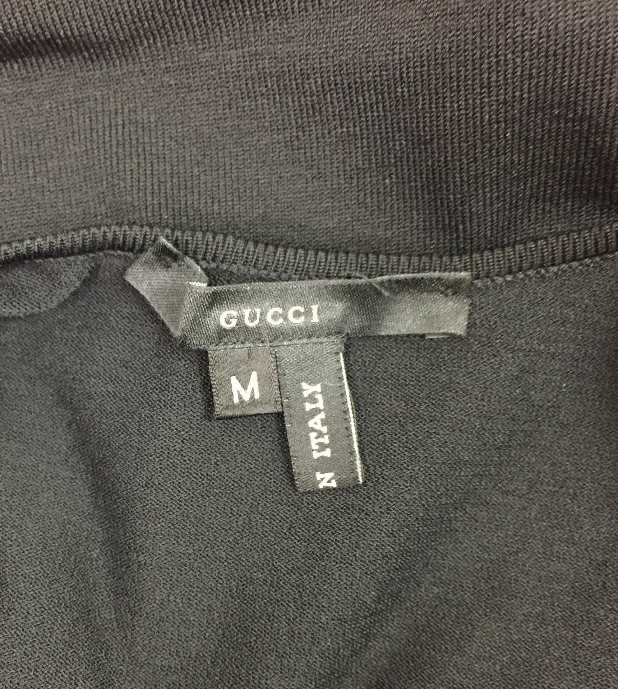 2001 Gucci by Tom Ford Plunging Black Bodycon Backless Strappy Dress In Excellent Condition In Yukon, OK