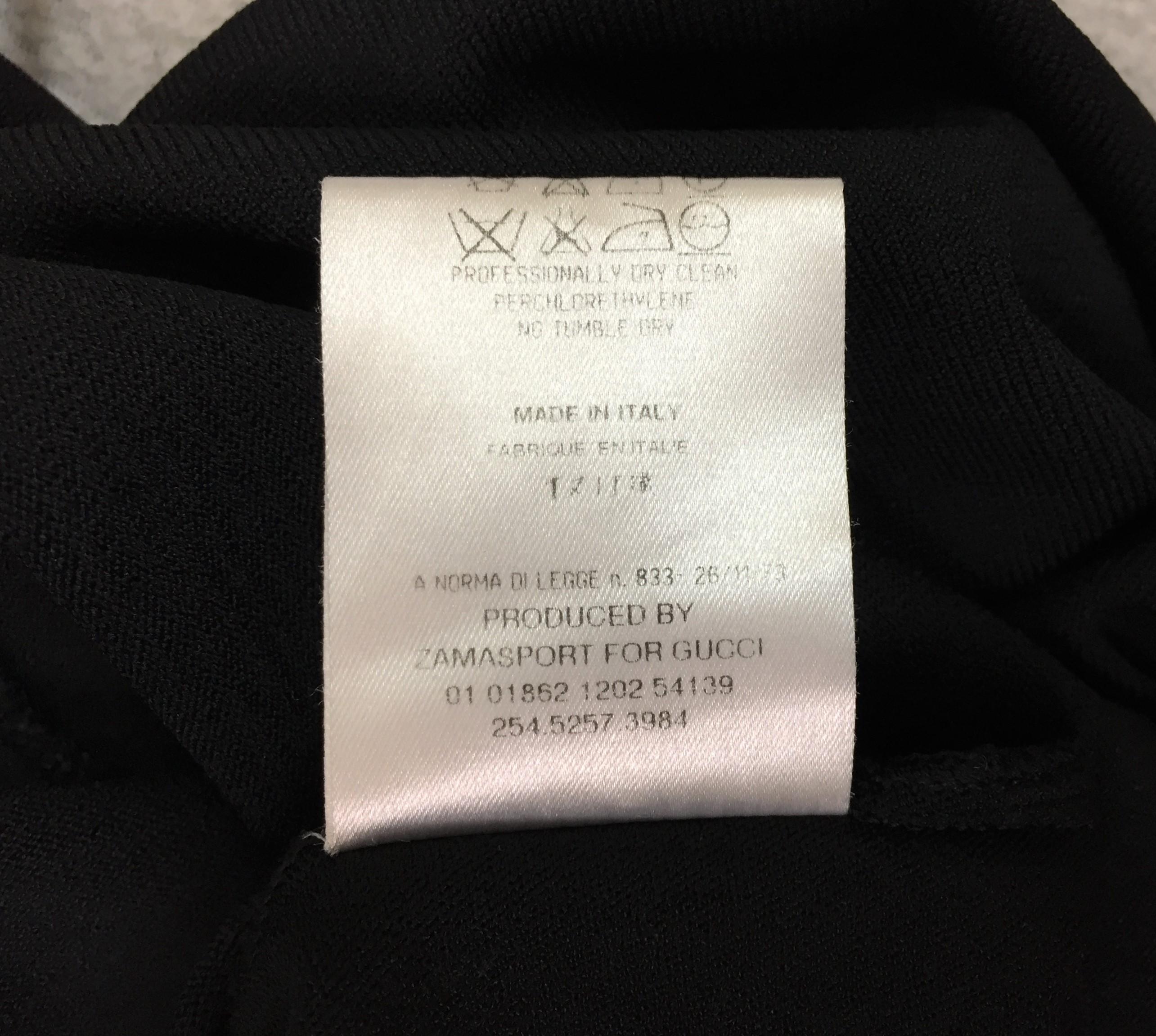 Women's 2001 Gucci by Tom Ford Plunging Black Bodycon Backless Strappy Dress