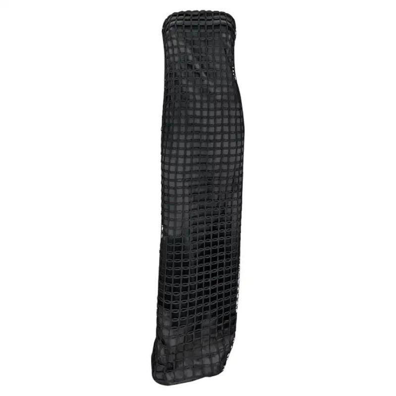2001 Gucci by Tom Ford Sample Black Net Overlay Strapless Satin Gown For Sale
