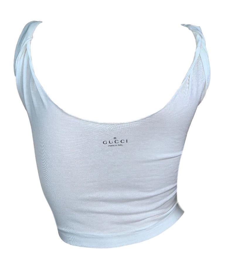 DESIGNER: 2001 Gucci by Tom Ford

Please contact for more information and/or photos.

CONDITION: Good- no flaws

FABRIC: Unknown- feels like cotton/spandex

COUNTRY MADE: Italy

SIZE: 40

MEASUREMENTS; provided as a courtesy only- not a guarantee of