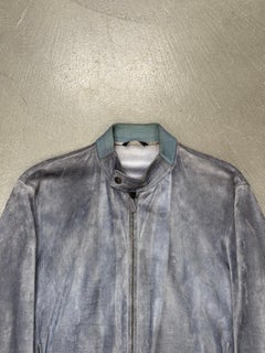 2001 Gucci by Tom Ford suede leather jacket