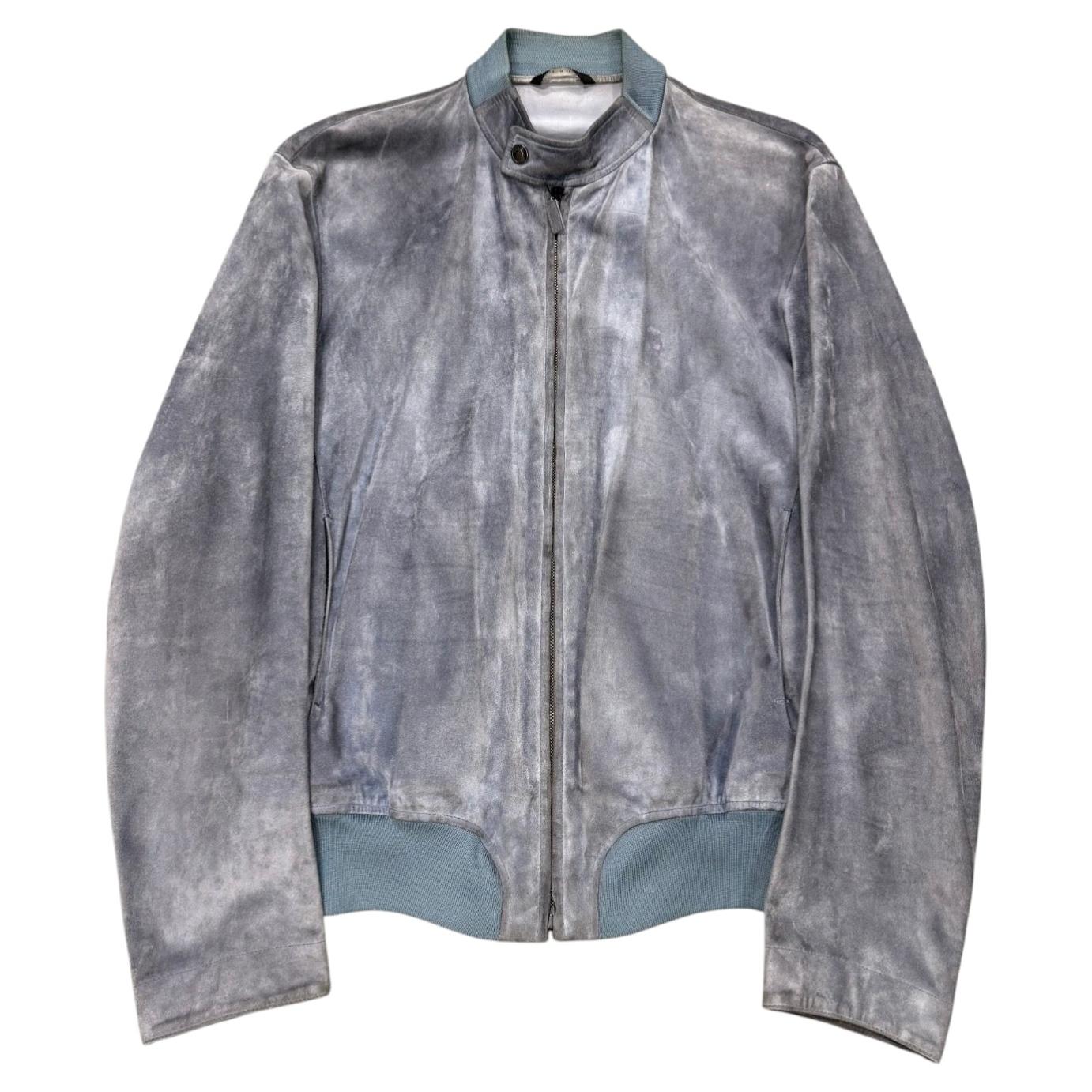 2001 Gucci by Tom Ford suede leather jacket