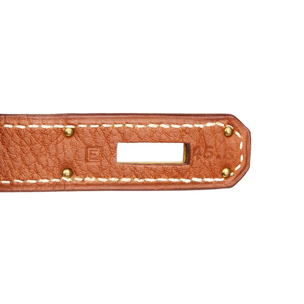 2001 Hermes Brique Togo Leather Kelly 32cm Retourne 2