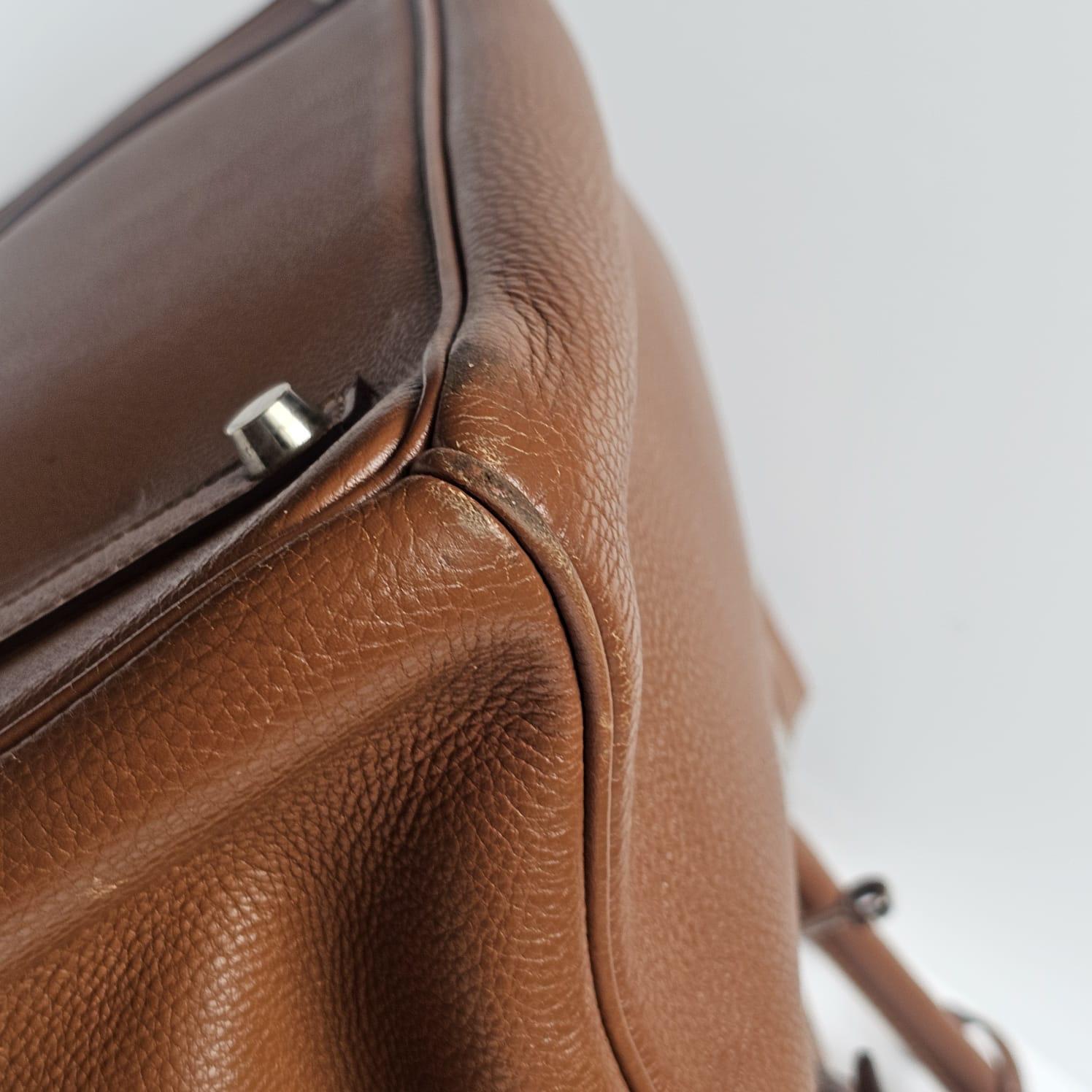 2001 Hermes Oro Togo Pelle Birkin 35 Borsa in vendita 5