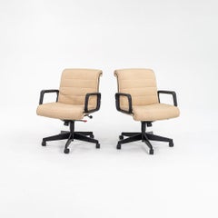 2001 Knoll Sapper Series Management Desk Chair by Richard Sapper in Taupe Canvas