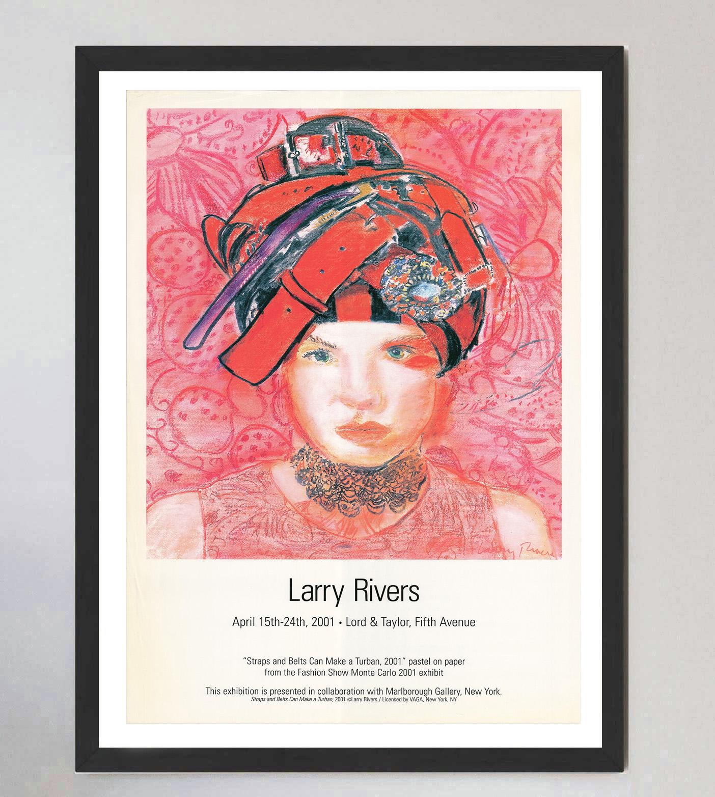 2001 Larry Rivers - Lord & Taylor Fifth Avenue New York Original Vintage Poster In Good Condition For Sale In Winchester, GB
