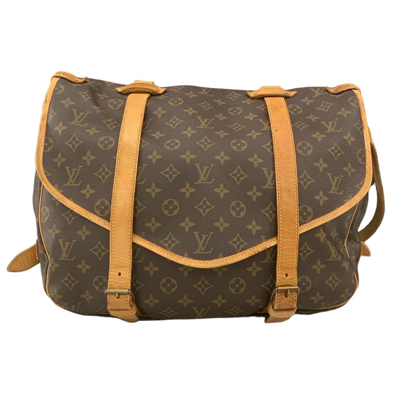 2001 Louis Vuitton Saumur GM Monogram Borsa a Tracolla