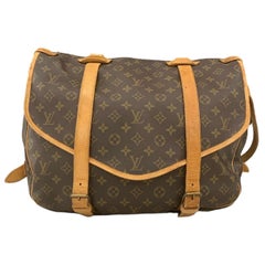 2001 Louis Vuitton Saumur GM Monogram Borsa a Tracolla