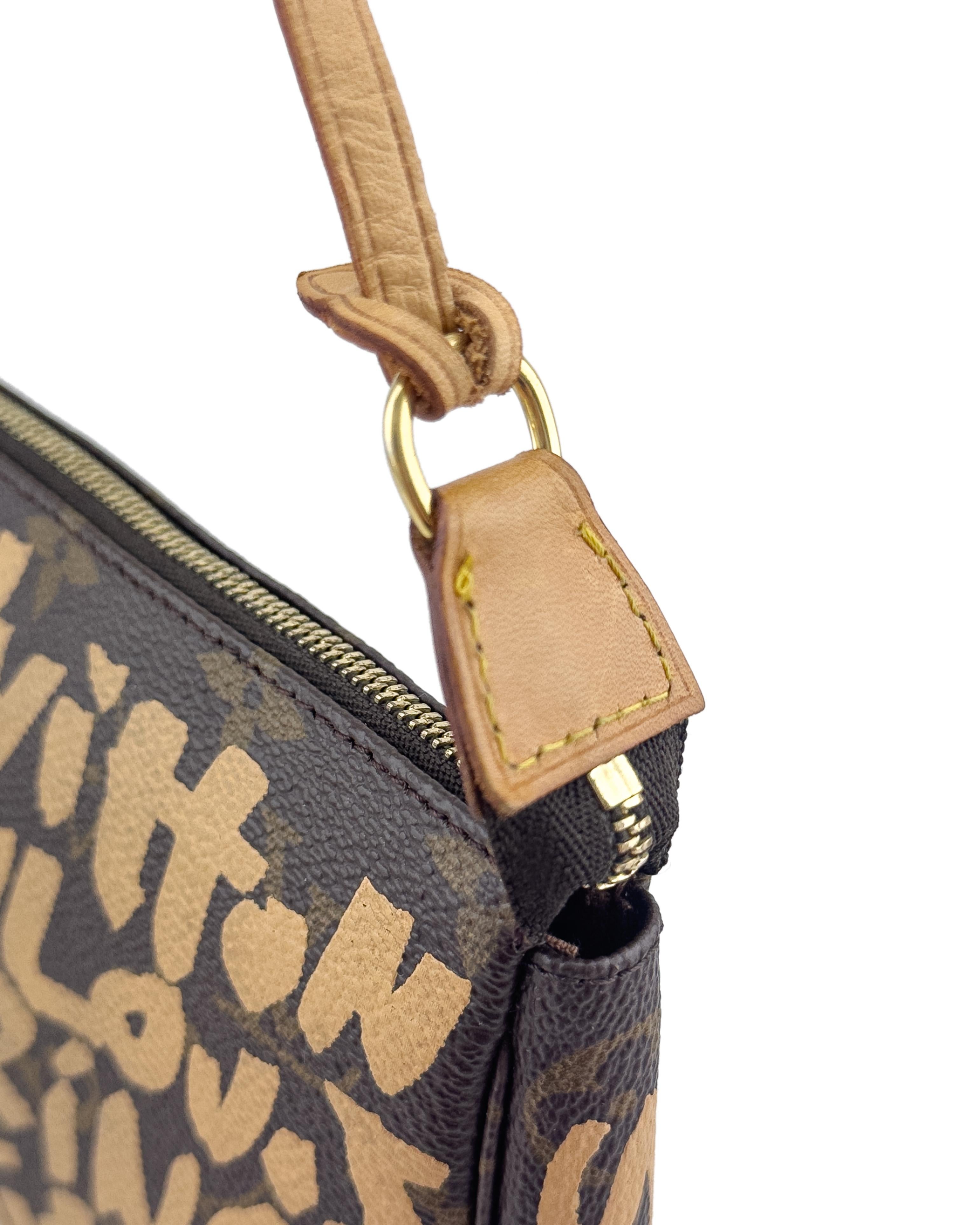Women's or Men's 2001 Louis Vuitton x Stephen Sprouse Graffiti Pochette Bag