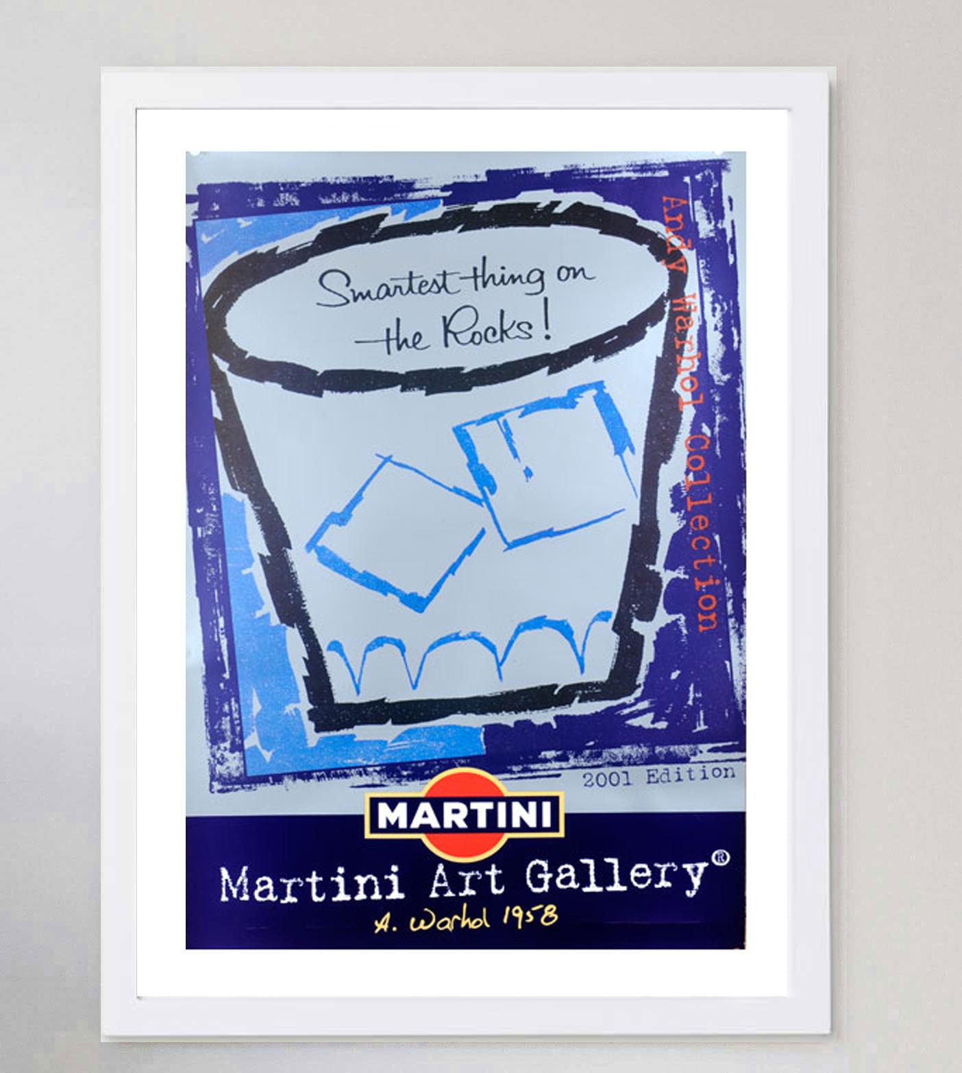 Contemporary 2001 Martini - Andy Warhol Original Vintage Poster For Sale