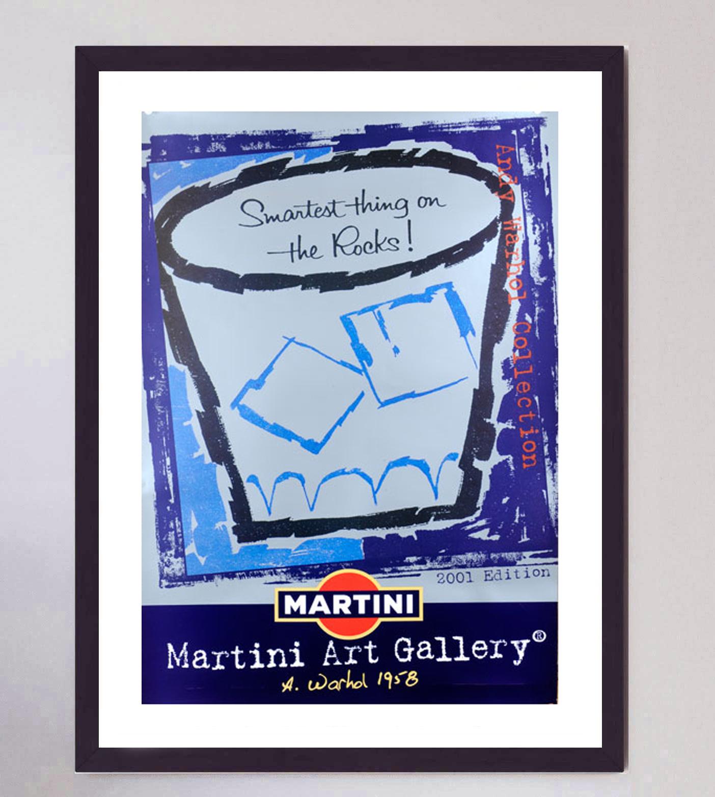 2001 Martini – Andy Warhol, Original-Vintage-Poster, Martini (Leinen) im Angebot